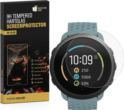 Produktbild von 2x 9H Hartglas für Suunto 3 Smartwatch Panzerfolie Displayschutz HD KLAR Panzerglas Schutzglas Schutzfolie Folie