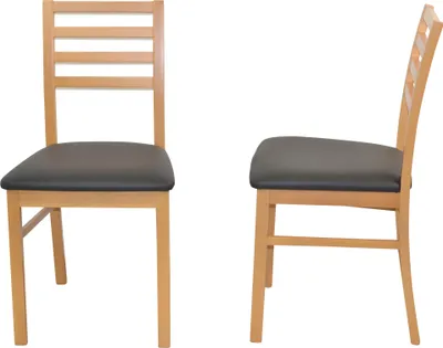 Produktbild von Esszimmerstuhl 2er-Set Massivholzstuhl