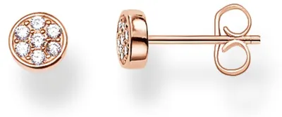 Produktbild von Thomas Sabo H1848-416-14 Ohrstecker Sparkling Circles Rosé-Ton Silber