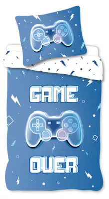 Produktbild von Game Over Controller Bettwäsche Set 2 tlg 135 x 200 cm 100% Baumwolle