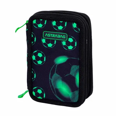 Zdjęcie produktu dla Piórnik potrójny z wyposażeniem Jumbo Astrabag Neo football