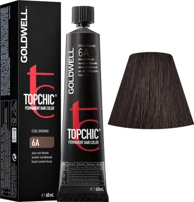 Immagine prodotto di Goldwell Topchic Tube C6A Dark Ash Blonde 60ml - colore permanente in tubo