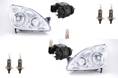 Obrázok produktu pre Johns, svetlomety vhodné pre Honda CR-V RD8 04-06 sada žiaroviek ?avá + pravá so servomotorom