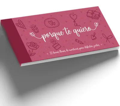 Imagen del producto de Libro de vales para parejas, con 22 vales románticos, ideal como regalo para el aniversario de una pareja