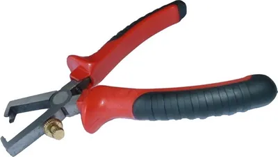 Produktbild von Veto 007211 Abisolierzange 160 mm - rot-schwarzer Griff