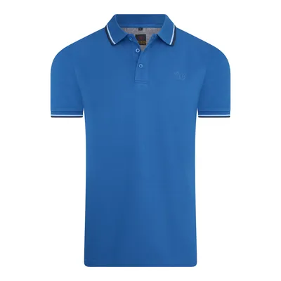 Produktbild von Mario Russo Poloshirt Edward – Herren-Poloshirt – Poloshirts für Herren – Baumwolle – Blau – L