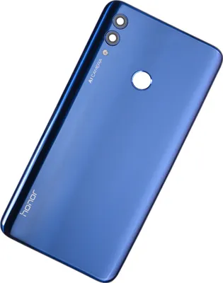 Produktbild von Für Honor 10 Lite Akkudeckel BackCover Mit Kameralinse + Klebefolie Blau