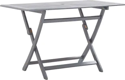 Produktbild von vidaXL 5-tlg. Garten-Essgruppe Massivholz Akazie Grau