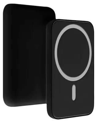 Image de ECOBOX POWER BANK 5000 mAh, Noir, MagSafe, Sans fil