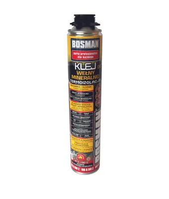 Zdjęcie produktu dla Klej do Wełny Mineralnej Termoizolacja Bosman 750ml