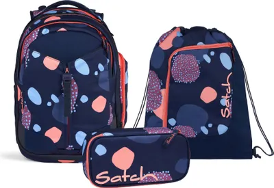 Produktbild von Satch Schulrucksack-Set MATCH Coral Reef, Mäppchen + Sportbeutel