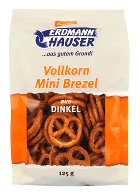 Produktbild von Vollkorn Mini Brezel - Dinkel 125g