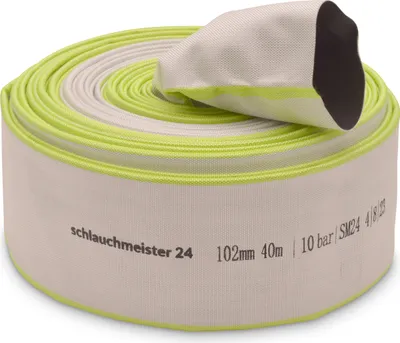 Produktbild von Ø 4 Zoll - 102 mm, 40 Meter Industrieschlauch | Bauschlauch | Flachschlauch
