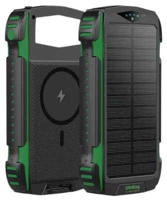 Immagine prodotto di 4Smarts Powerbank Solarny Titanpackrugged Ultimag 20000Mah Zielony/Verde 540244