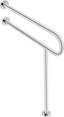 Zdjęcie produktu dla Uchwyt łazienkowy U 80 cm stal nierdzewna 136 kg - poręcz przy toalecie
