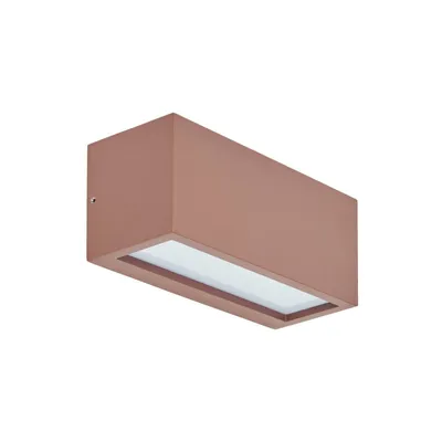 Produktbild von Lucande Außenwandlampe Bente, rostfarben, Breite 25 cm, IP54