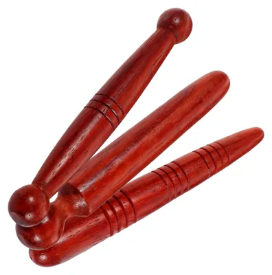 Produktbild von Fußmassagegerät aus Holz, 3 Stück mit Akupressurfunktion
