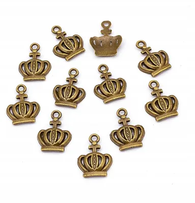 Produktbild von MIXFORM Anhänger Krone Metalllegierung 20x15mm 10 Stück