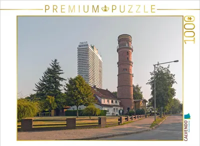 Produktbild von CALVENDO Puzzle Historischer alter Leuchtturm 1000 Teile Puzzle quer | 1000 Teile Lege-Größe 64x48cm Foto-Puzzle für glückliche Stunden