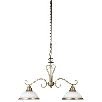 Produktbild von Rabalux 2757 Kronleuchter 2 Spots Elisett, E27, bronze-silber, Klassisch, 62cm