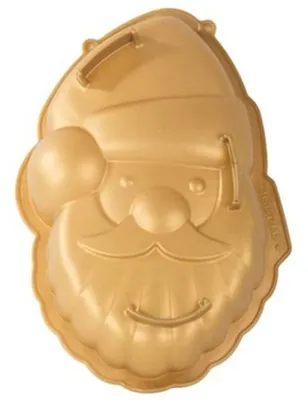 Produktbild von GKA XL Silikon Backform Weihnachtsmann Weihnachten Advent Silikonform Kuchenform