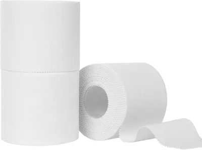 Obrázek produktu pro Sportovní páska, 3 role, 5 cm x 10 m, bílá, lékařská, pro sport