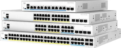 Zdjęcie produktu dla Cisco Catalyst C1300X-24T-4X, Zarządzany, L3, 10G Ethernet (100/1000/10000), Możliwości montowania w stelażu