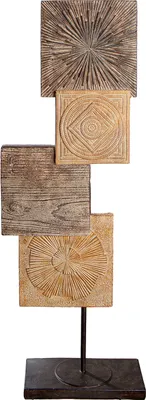 Produktbild von Casablanca by Gilde Skulptur quadratisch Esculpida naturfarben H. 69 cm, 59247