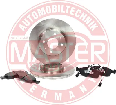 Produktbild von 2X Bremsscheiben + Bremsbeläge