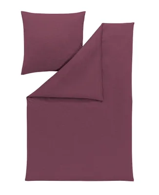 Productafbeelding van Estella 6873/065 Takoma, jersey beddengoed met ingeweven motief, 140x200 cm, 2-delig
