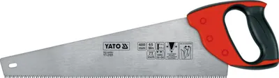 Obrázek produktu pro Yato YT-3102, Ocasová pila, Dřevo, Uhlíková ocel, Termoplastická guma, ABS umělá hmota, Nerezová ocel, Černá, Červená