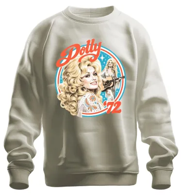 Produktbild von Dolly Parton 72 Country Musik Sängerin Legende Nashville Sweatshirt Pullover, Natur, L