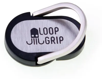 Produktbild von Fingerhalterung | Finger Ring Halter | Loopgrip Stand 360° Schwarz | Smartphone Ständer | Handy Ringhalter | Handyhalterung | Fingerhalter