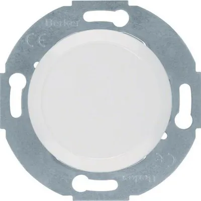 Produktbild von Hager Blindverschluss WTF1001PW1 m.Zentralstück 1930/Glas pws glänzend