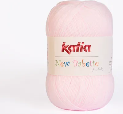 Produktbild von NEW BABETTE von Katia - ROSA PÁLIDO (102) - 50 g / ca. 335 m Wolle