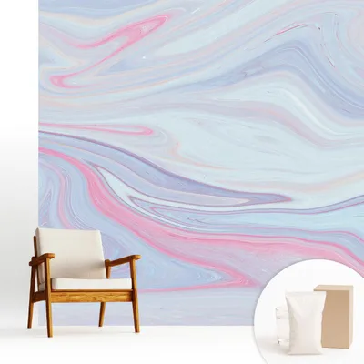 Produktbild von Fototapete  - 250x250 cm - Tapete - Wandtapete - Wandbilder - Dekofolie - Tapete Folie - Wand - Dekoration - Wohnzimmer - Pastellwirbel