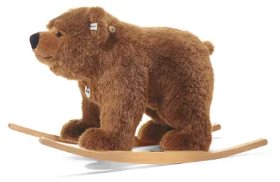 Produktbild von Steiff Plüsch Schaukeltier Urs Bär - hellbraun 70 cm Kuscheltier