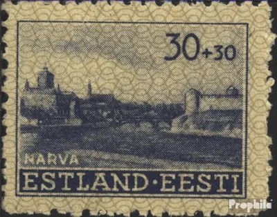 Produktbild von Briefmarken Estland (Dt.Bes.2.WK.) 1941 Mi 6 postfrisch Gebäude