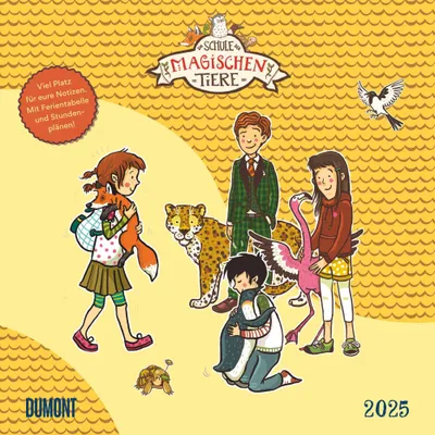 Produktbild von Schule der magischen Tiere 2025 - Broschürenkalender für Kinder - Format 30 x 30