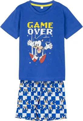 Produktbild von Schlafanzug Für Kinder Sonic Blau - 6 Jahre
