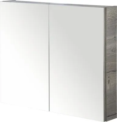 Obrázek produktu pro Zrcadlová skříňka bez osvětlení Sanox 80 x 13 x 65 cm tabacco se 2 dvířky
