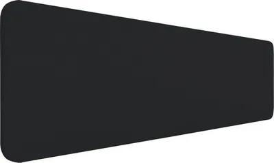 Produktbild von Tischtrennwand AKUSTIX Vario 400x1200 mm schwarz