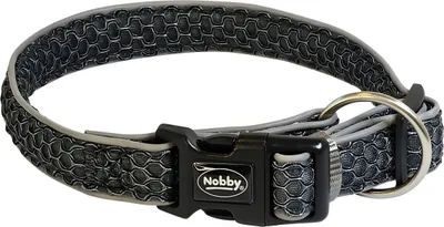 Produktbild von Nobby Halsband MESH AIR, grau, M-L, 32 mm, 40-55 cm