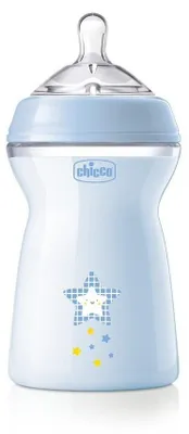 Chicco NF Babyflasche, 300 ml, für Jungen, 0-6 Monate