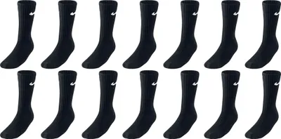 Produktbild von 14 Paar Nike Socken Lang Herren Damen - Farbe: 14 Paar schwarz - Größe: 42-46