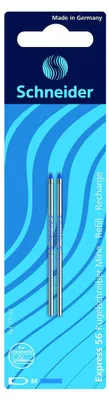 Produktbild von Schneider Kugelschreiber Mine Express 56 M blau, Blisterkarte mit 2 Stück