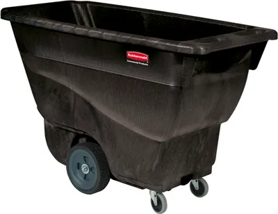 Produktbild von Rubbermaid Deckel aus Strukturschaum für 0,38-m³-Kippmulde, leichte Lasten, schwarz