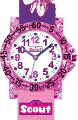 A close-up studio shot of a child's watch.