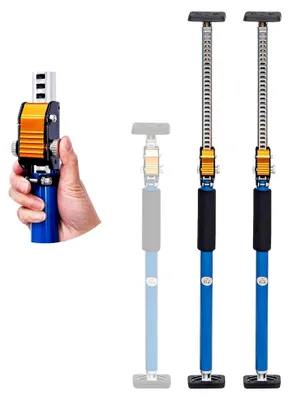 Produktbild von 2er-Set Teleskopische Deckenstützen 600-1000mm Stahl