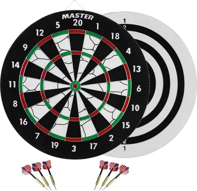 Zdjęcie produktu dla Tarcza do darta MASTER Flocking 45 cm - dwustronna